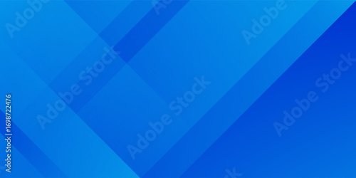 Abstract blue background with diagonal lines. Dynamic shapes composition. Vector illustration