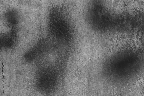 Schilderij op canvas Old grey metal surface dirty obsolete gray steel texture background