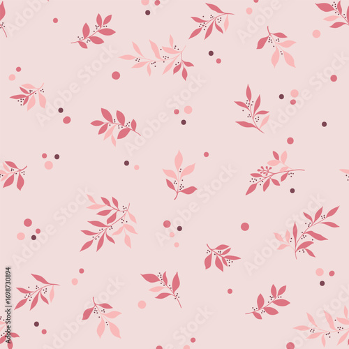 Classic Popular Flower Seamless pattern background - For easy making seamless pattern use it for filling any contours