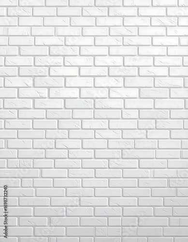 Fototapeta Naklejka Na Ścianę i Meble -  Seamless white brick wall texture