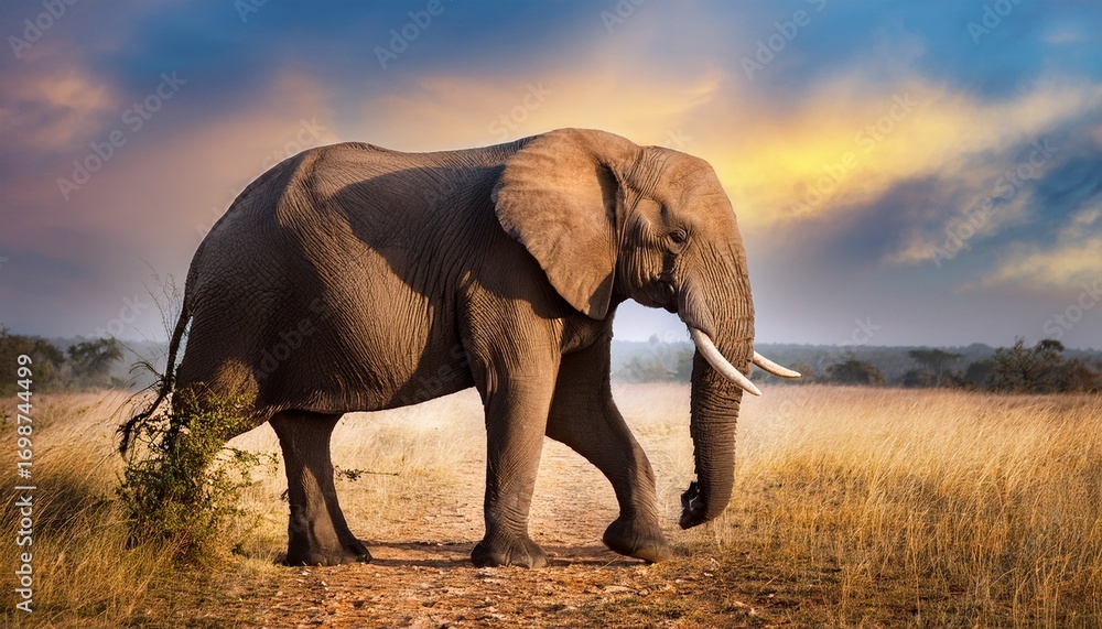 Fototapeta premium majestic elephant nature s gentle giant with unique features
