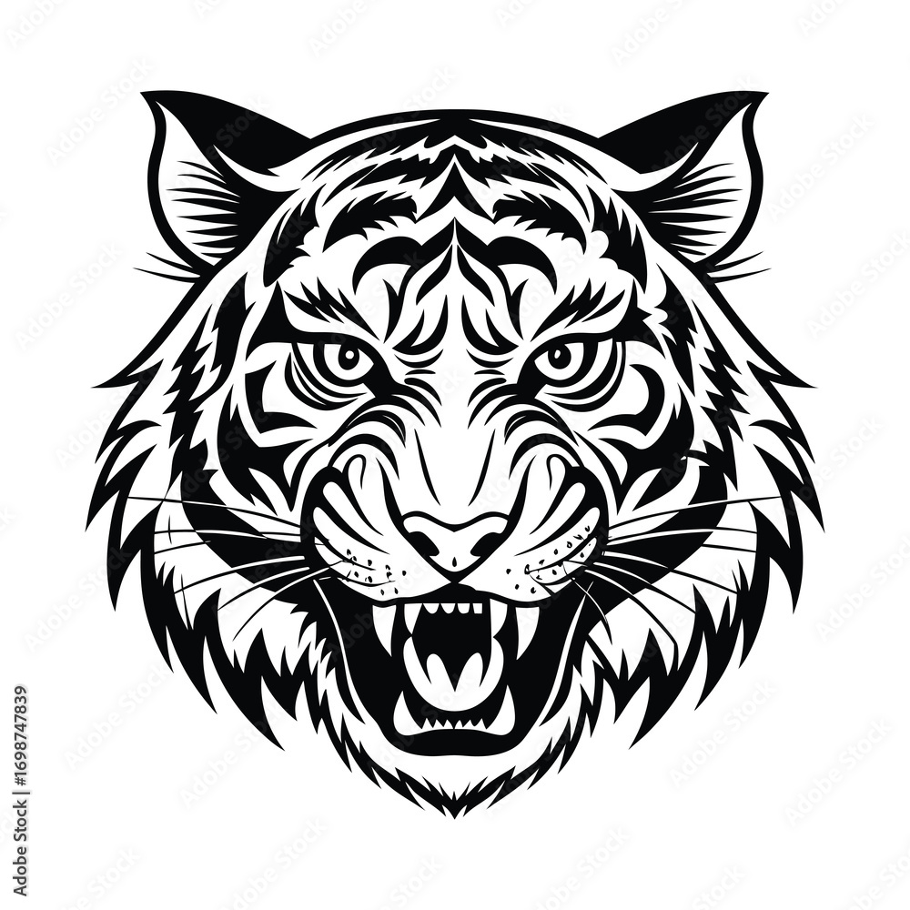 Fototapeta premium Tiger Scratch Svg