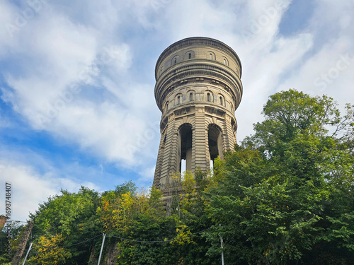 Valenciennes old water tower a prominent structure classified as a historic monument and a landmark - Valenciennes, nord, hautes de France - France