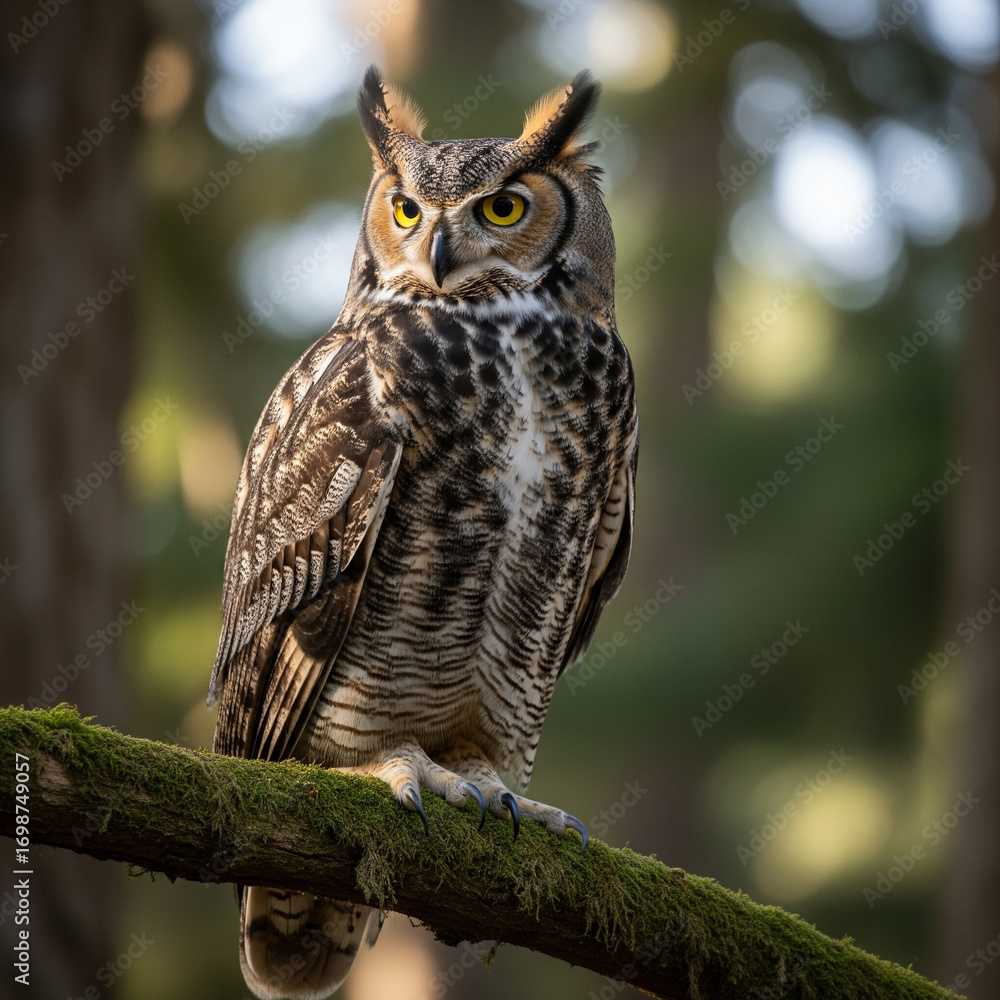 Obraz premium great horned owl