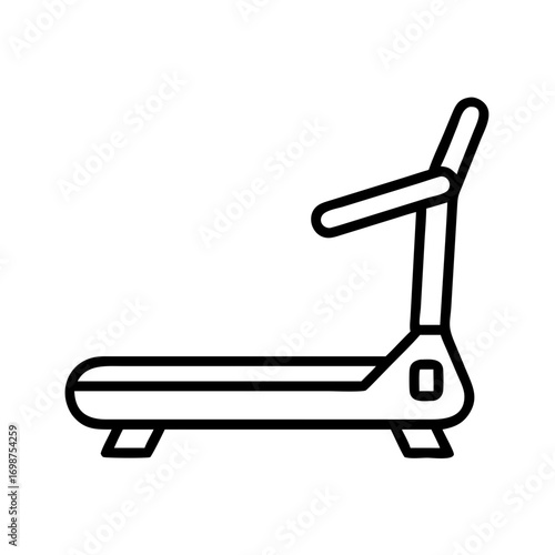 Treadmill machine exercise cardio equipment fitness running gym workout athletic training sport tool
