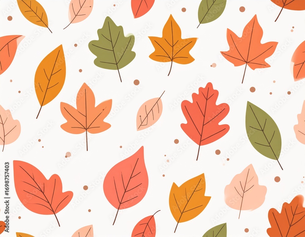 Fototapeta premium abstract design with colorful patterns on nature leaf