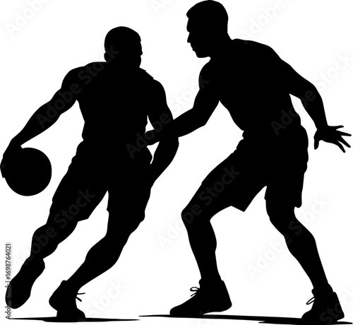 Basketball Players SVG Cut Files for Cricut & Silhouette