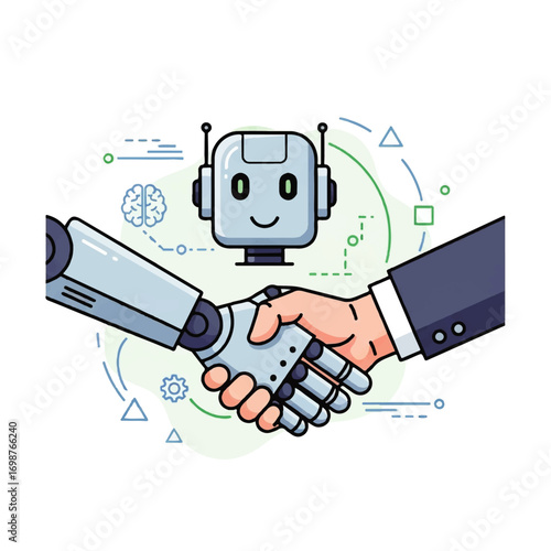 Human and Robot Collaboration A Partnership Illustration for Artificial Intelligence and Automation