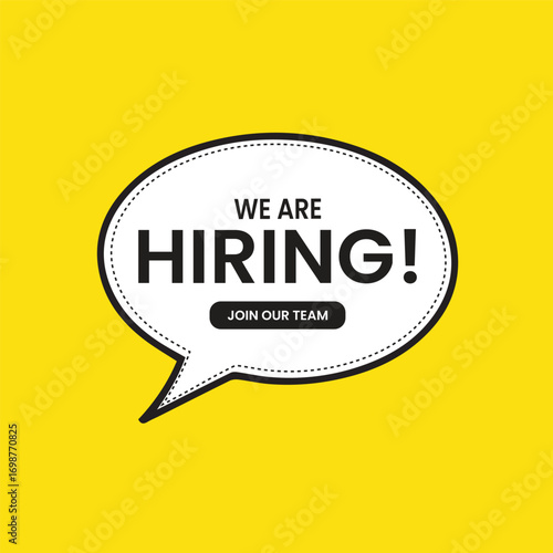 We are hiring. we're hiring creative concept. Hiring creative work. open vacancy design, Hiring social media poster design.	
