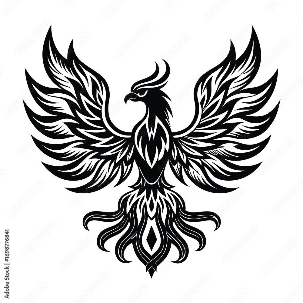 Obraz premium Phoenix SVG