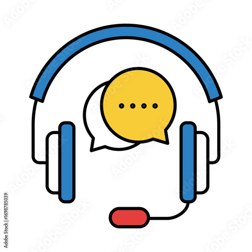 Customer Support Icon for providing assistance, resolving customer issues, and ensuring satisfaction with timely service and care.