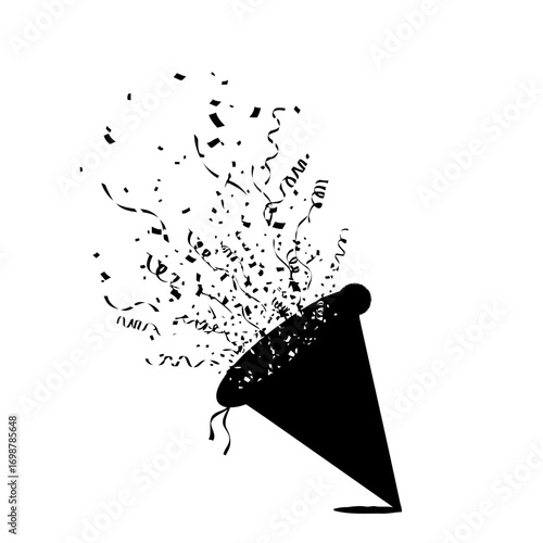 Confetti Cannon Explosion