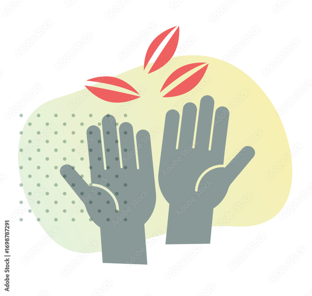 Fototapeta premium Donate - Bring Hope to community - Icon