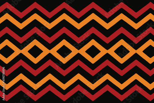 Tribal-inspired zigz .eps