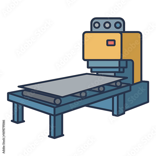 sheet metal cutting conveyor, metal drawing shop, metal sheet conveyor
