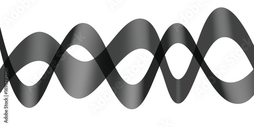Black and white abstract background with a stylish black glasses icon