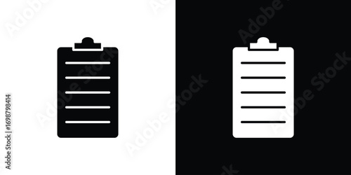 Task list icon. flat and line style collection.