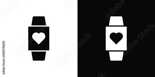 Smartwatch icon. flat and line style collection.