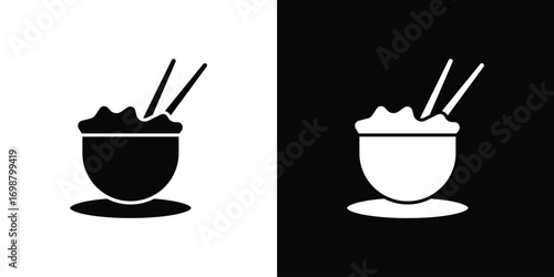 Rise Bowl icon. flat and line style collection.