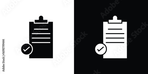 Result icon. flat and line style collection.