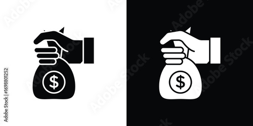 Investment icon. flat and line style collection.