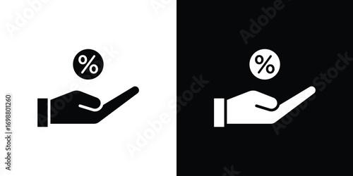 Interest icon. flat and line style collection.