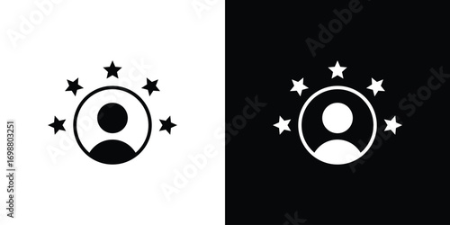 Customer loyalty icon. flat and line style collection.