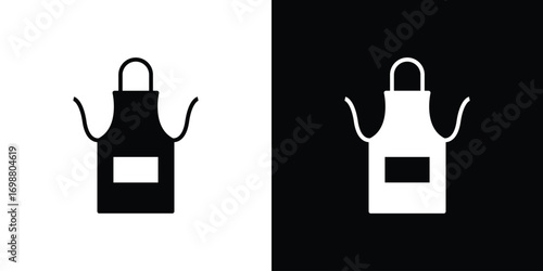 Apron icon. flat and line style collection.
