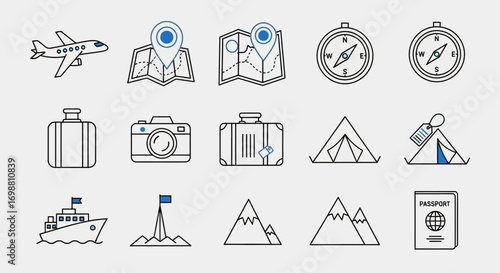 Travel & Navigation icons