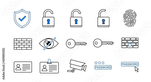 Security & Privacy icons