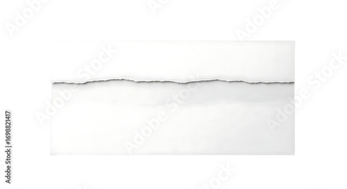 Wallpaper Mural Torn white paper isolated on white background for message concept Torontodigital.ca