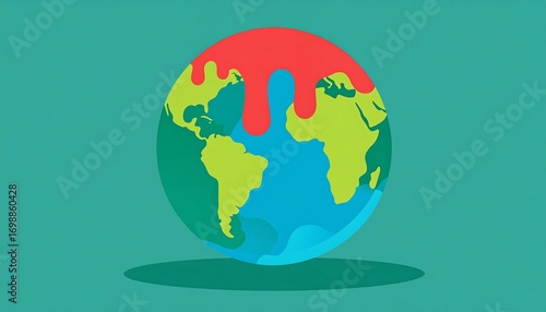 Earth dripping with red (1)