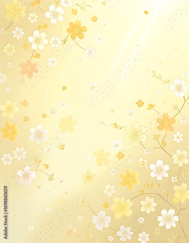 Pastel floral pattern