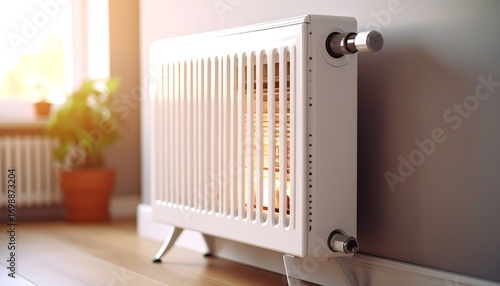 Wallpaper Mural Modern radiator in a room Torontodigital.ca