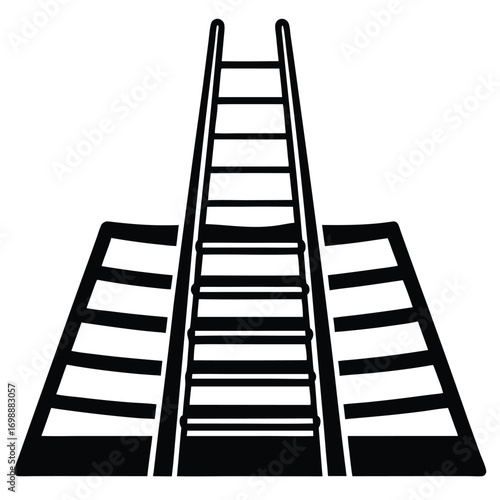 corporate ladder vector art