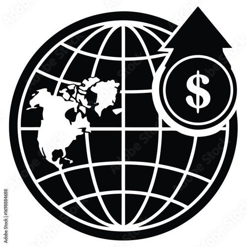 global investment vector art
