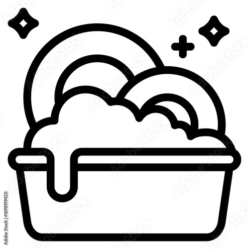 Dish Washing Icon