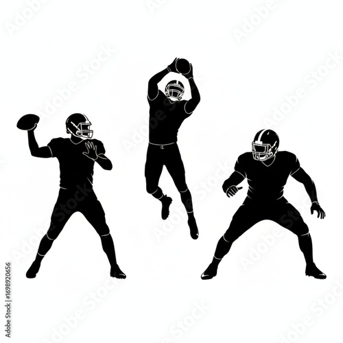 football players vector