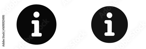 Icon symbols representing information in a minimalistic and modern style suitable for various applications