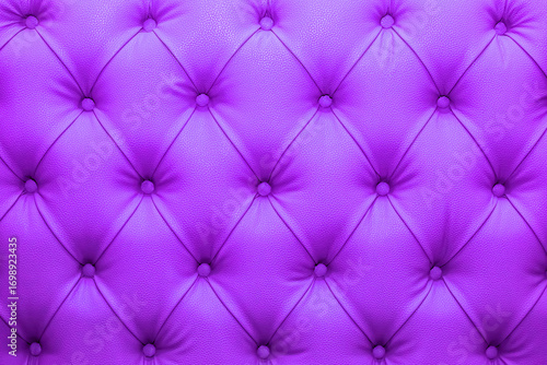 Purple natural leather sofa upholstery pattern button classic texture luxury background