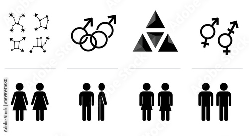 Sexual orientation and gender identity icons