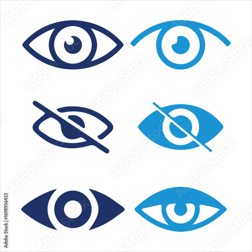 Watchful eye symbol for security
