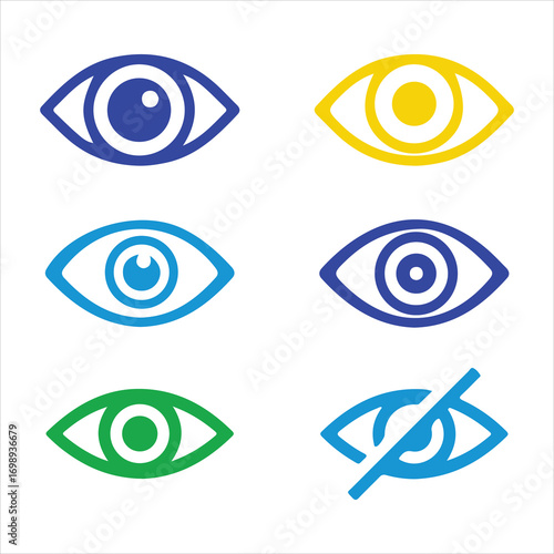 Minimalistic eye icon for your websites