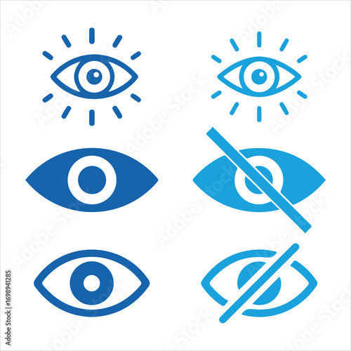Eye icon for detailed vision focus for free