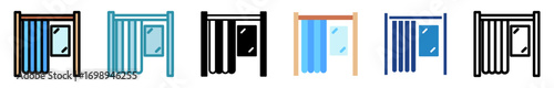Changing Room Icon Relate To Commerce, Shopping And Mall, Use For Modern Concept, Ui, Ux Web And App Development.