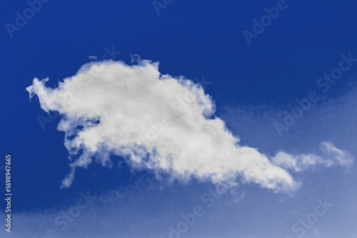 White cloud atmosphere air nature weather blue sky background abstract