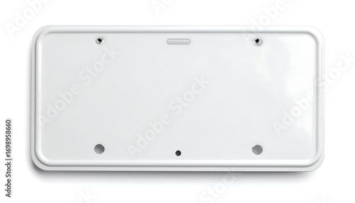 Blank white license plate (1)