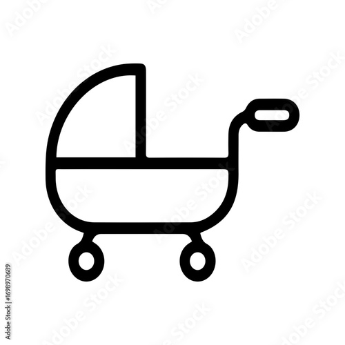 Baby Stroller Icon