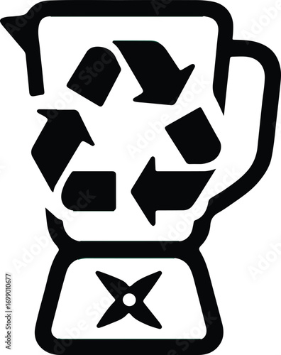 Blender Recycling Icon
