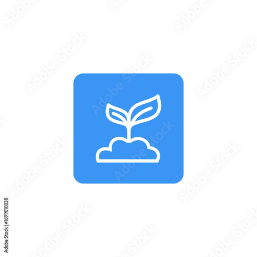 plant nutrient icon or plant booster sign vector isolated. Best plant booster icon for product packaging, apps, websites, design element, and more about plant nutrient.